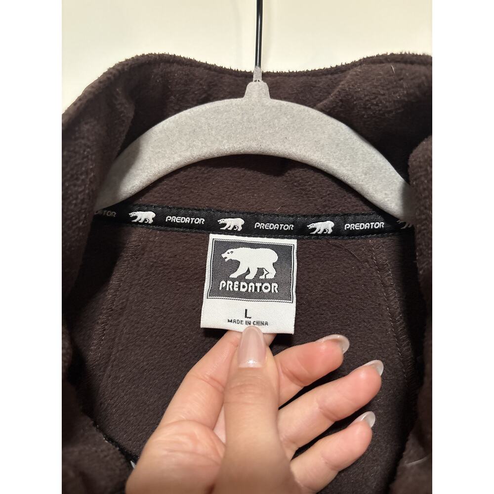 Predator Women's Brown and White Zip Jacket Large - Picture 4 of 9